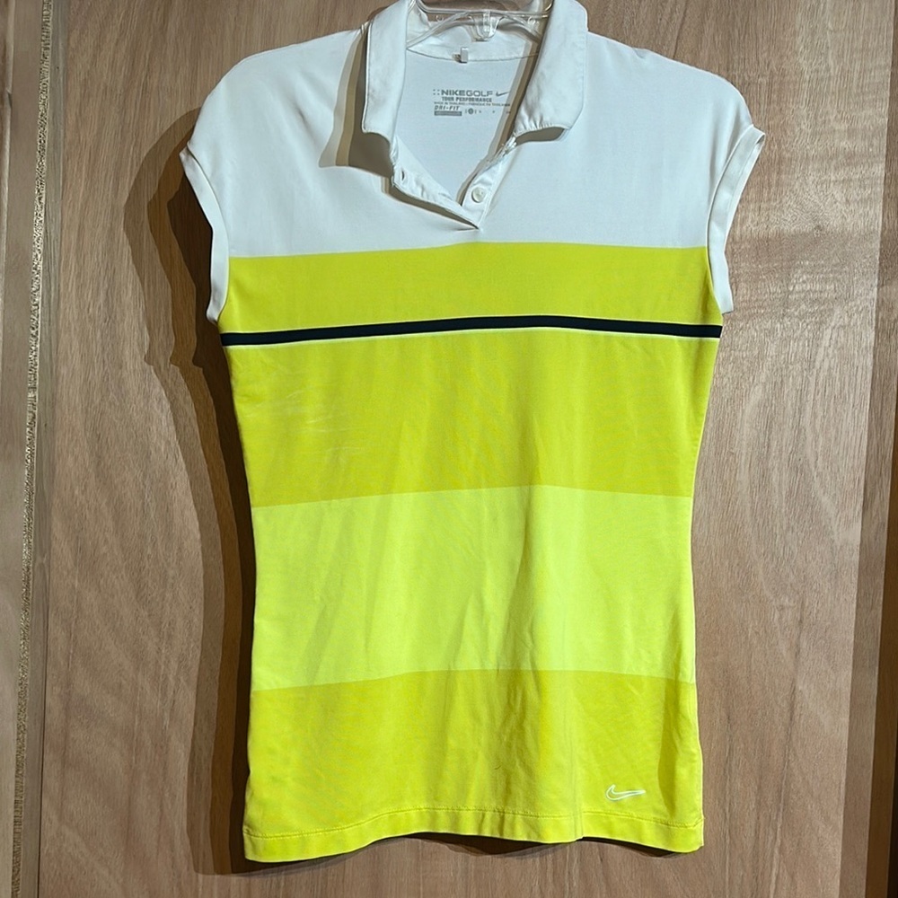 Nike golf sunset stripe. Small EUC
